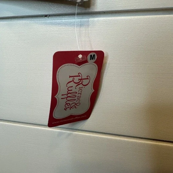 NEW Ricrac & Ruffles Mom Top MEDIUM Floral Print Long Sleeve Top Adult Size Tee - Picture 6 of 6